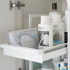 2-Tiered Sliding Under-Sink Organizer