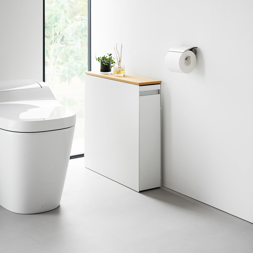 Sliding Wood-Top Storage Rack