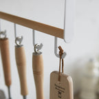 Under-Shelf Kitchen Tool Hooks