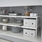 2-Tiered Extendable Under-Sink Organizer