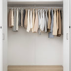 2-Tiered Extendable Closet Rack