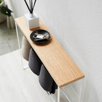 Wood-Top Slipper Rack