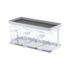 Seasoning Boxes (Set of 3) & Rack