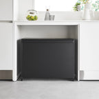 3-Compartment Trash Can with Casters