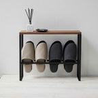 Wood-Top Slipper Rack