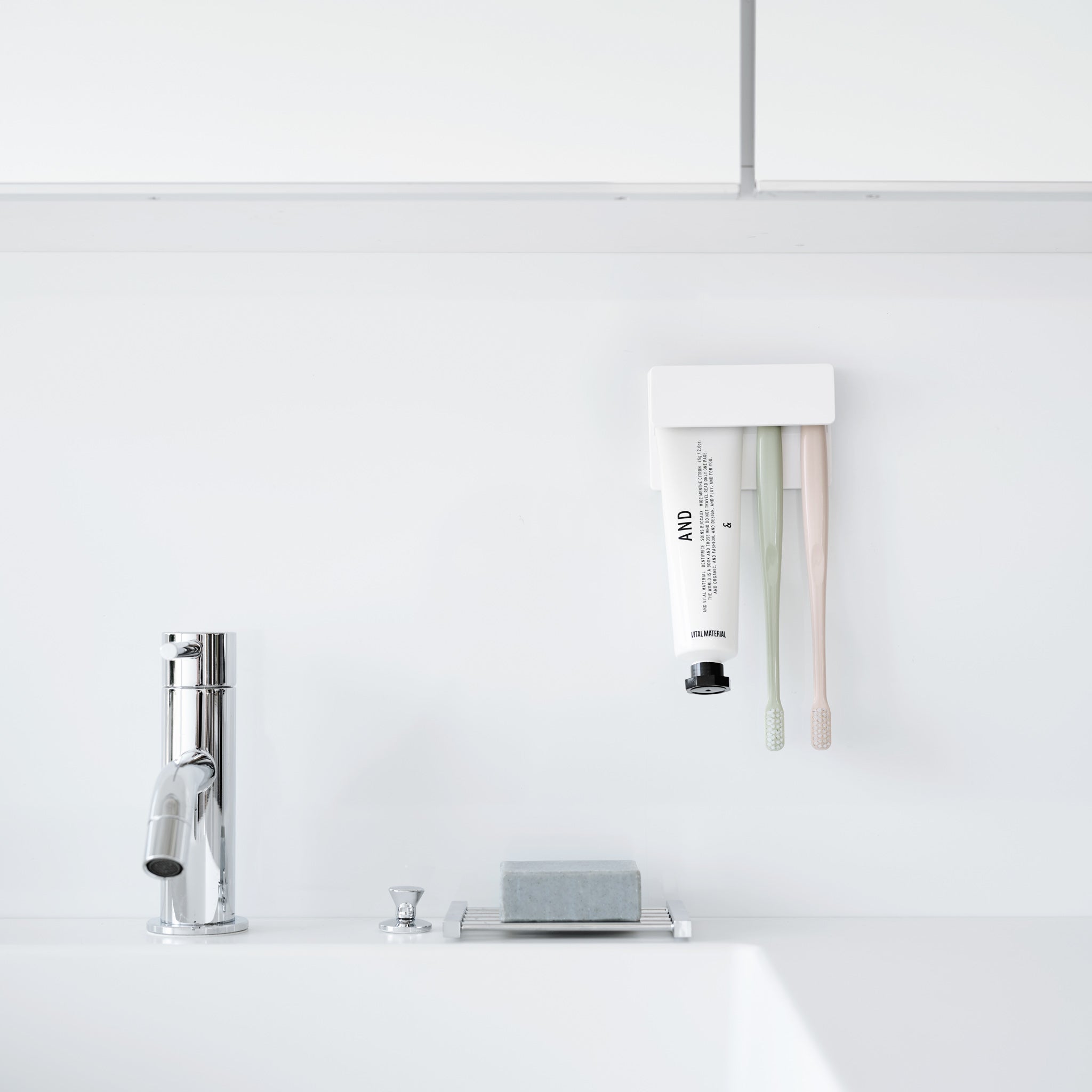 Film Hook Wide Toothbrush & Toothpaste Holder