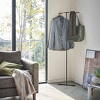 Leaning Corner Coat Rack