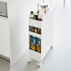 3-Tiered Storage Basket Stand with Casters