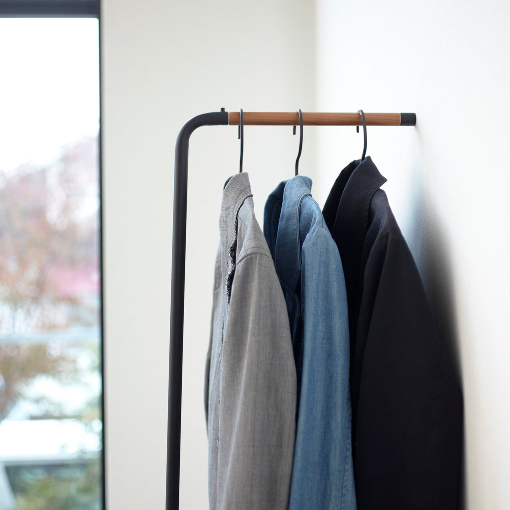 Slim Leaning Coat Rack