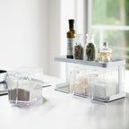 Seasoning Boxes (Set of 3) & Rack