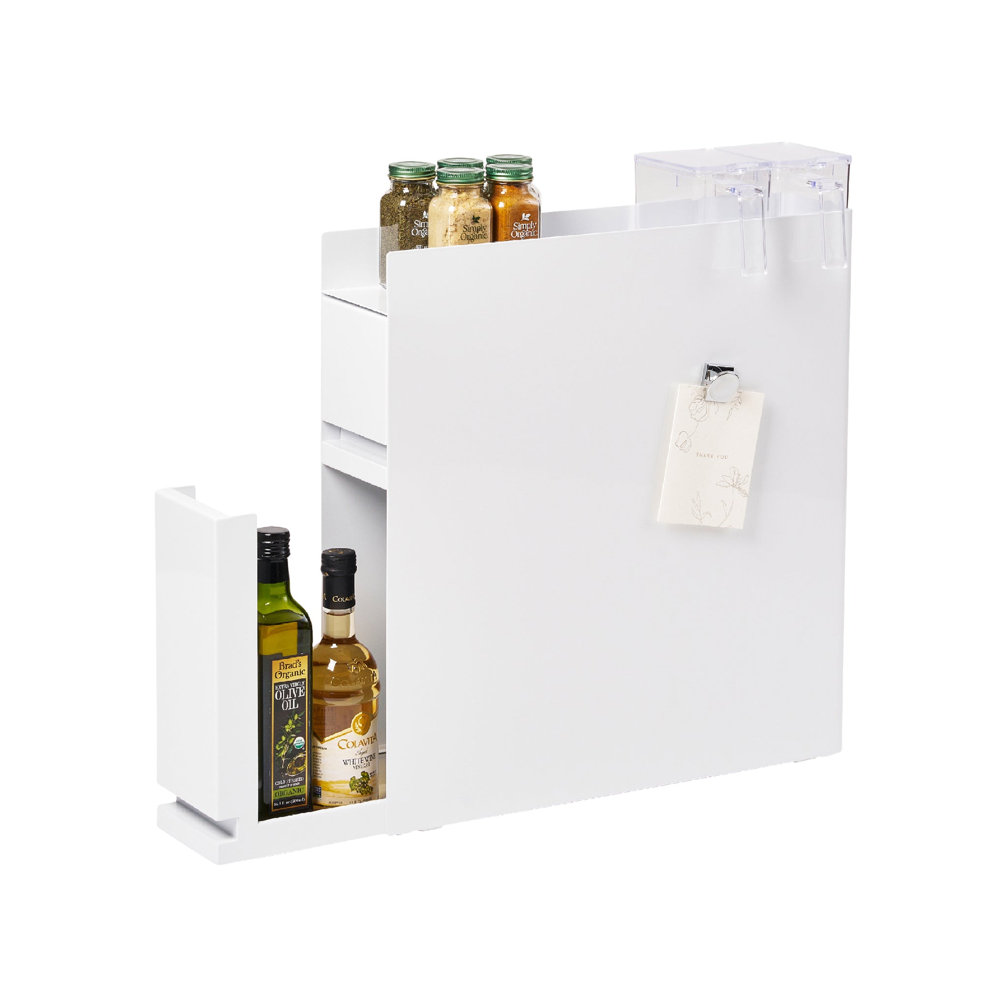 2-Tiered Sliding Seasoning Rack