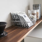 Wood-Top Kitchen Shelf