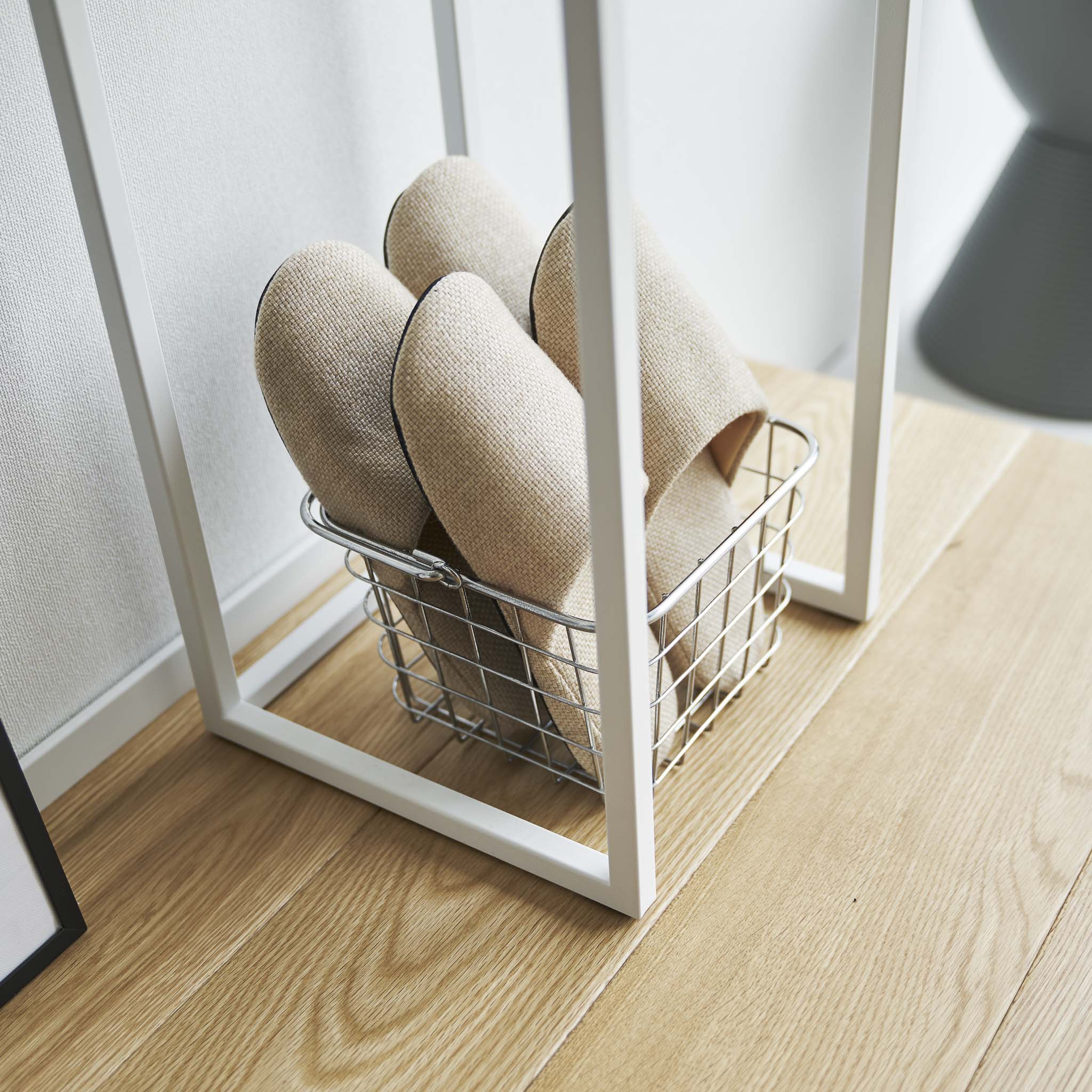 2-Tiered Wood-Top Shelf