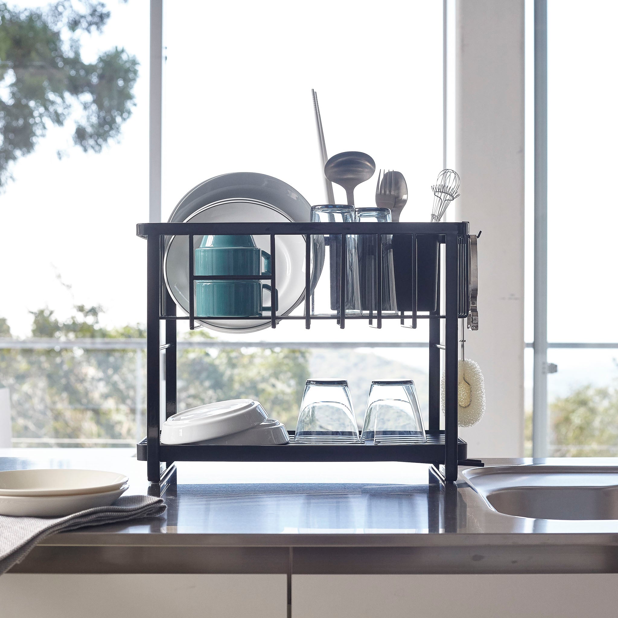 2-Tiered Drainer Rack