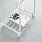 2-Compartment Trash Can with Casters