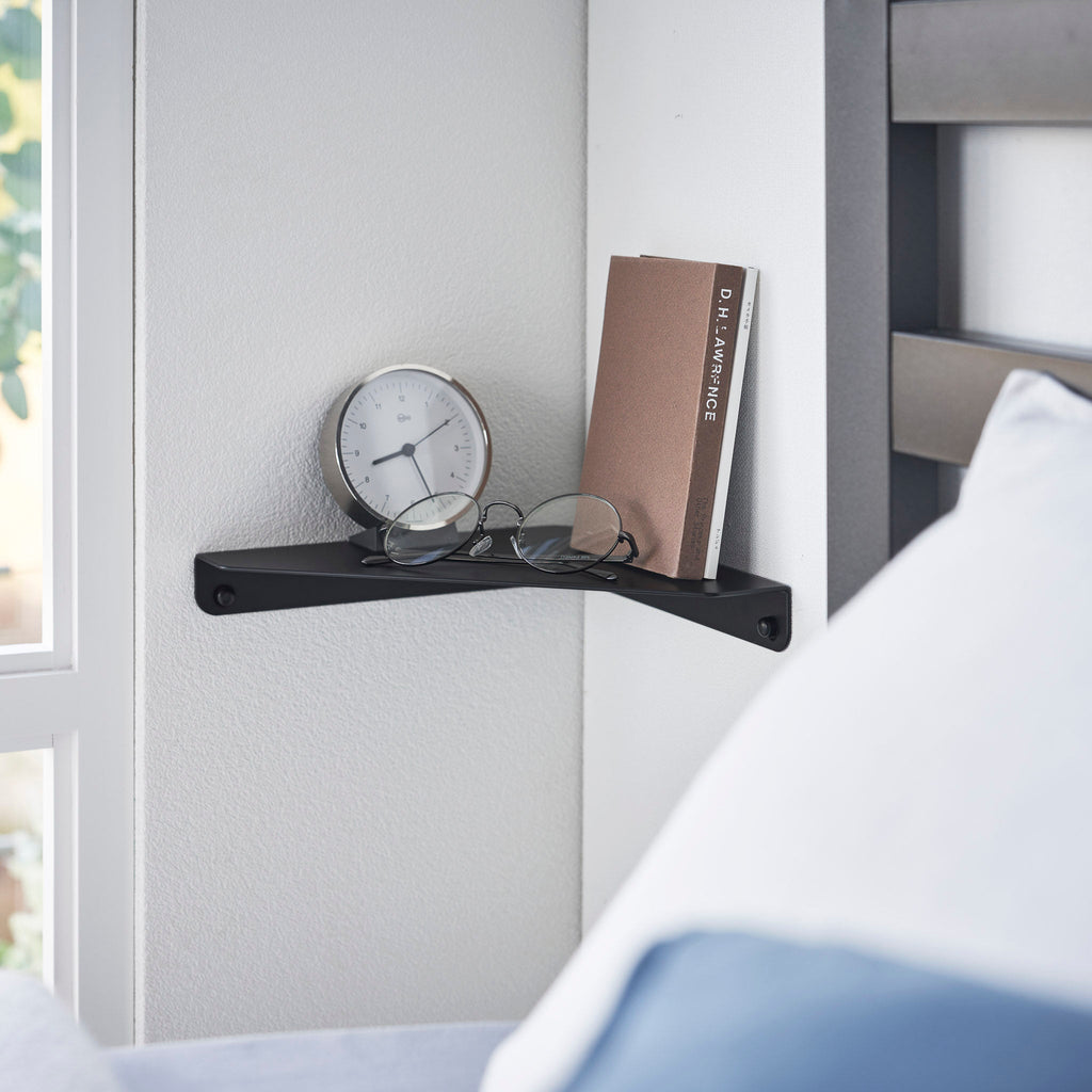 Wall-Mounted Corner Shelf