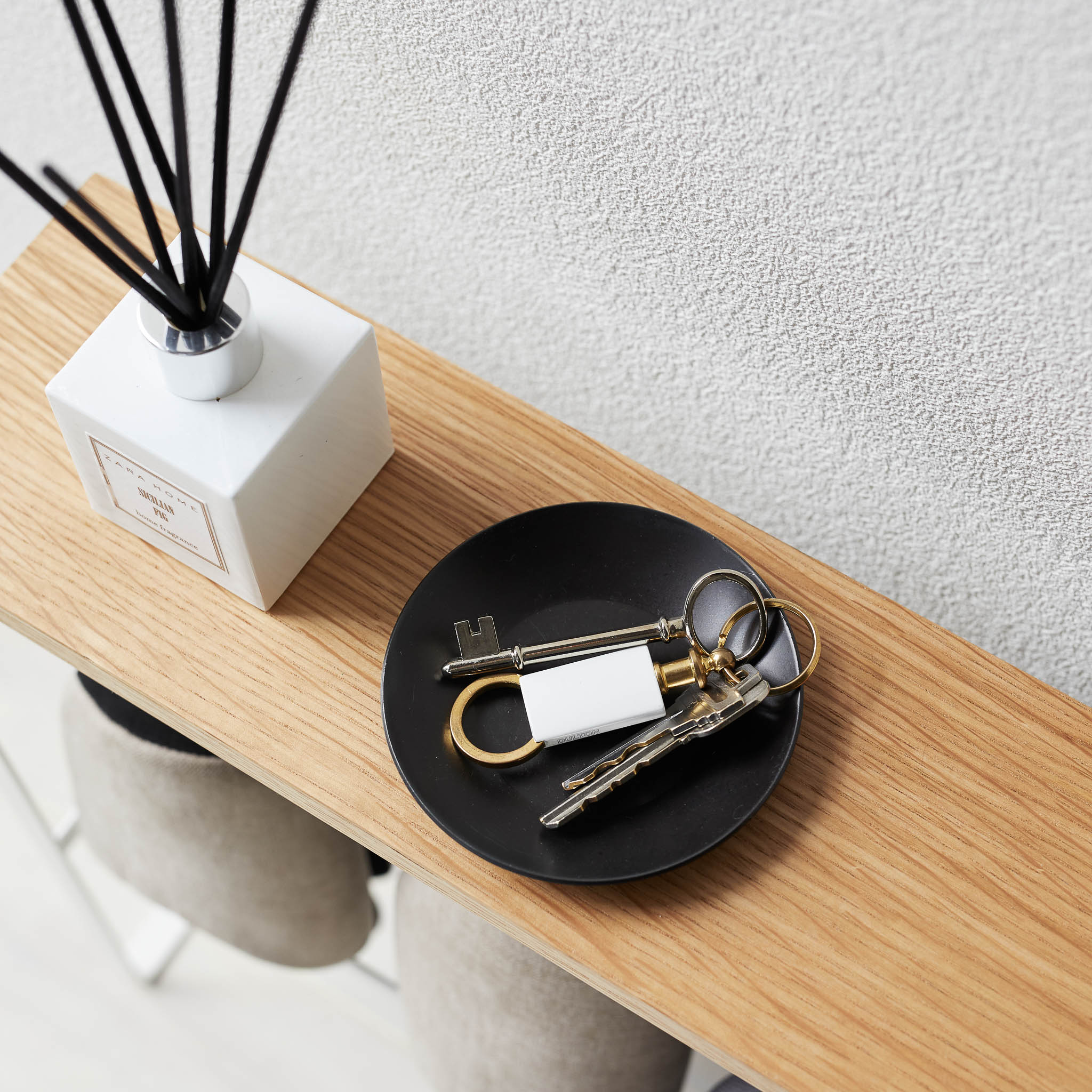 Wood-Top Slipper Rack