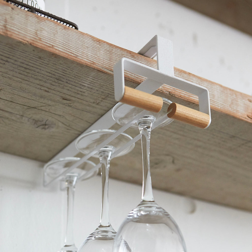 Under-Shelf Wine Glass Hanger