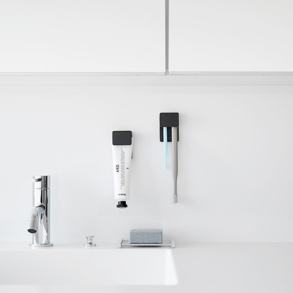 Film Hook Toothbrush & Toothpaste Holder (Set of 2)
