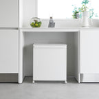 2-Compartment Trash Can with Casters