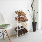 Slim 4-Tiered Shoe Rack