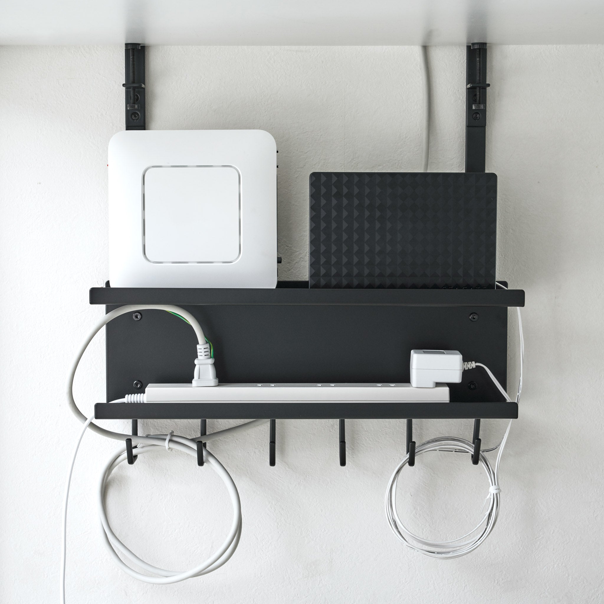 Under-Desk Cable & Router Organizer
