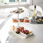 3-Tiered Serving Stand with Rotatable Trays