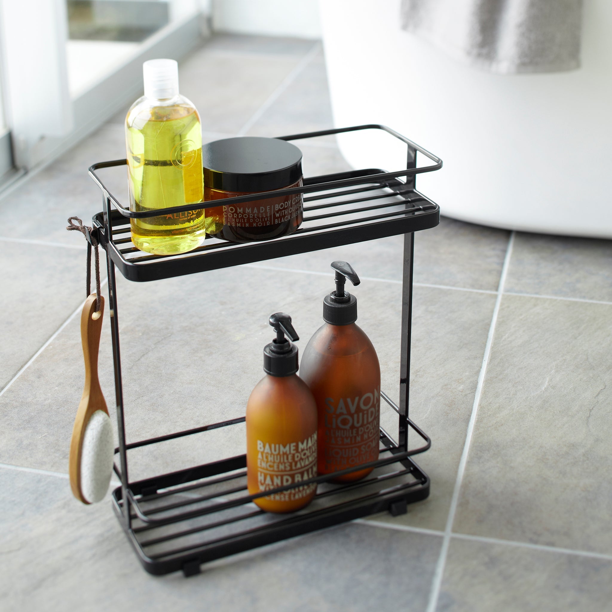 2-Tiered Dispenser Rack