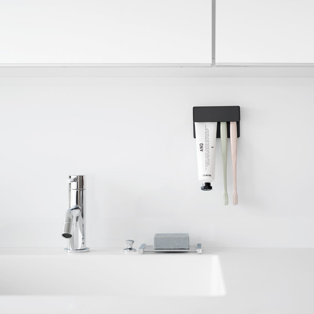Film Hook Wide Toothbrush & Toothpaste Holder