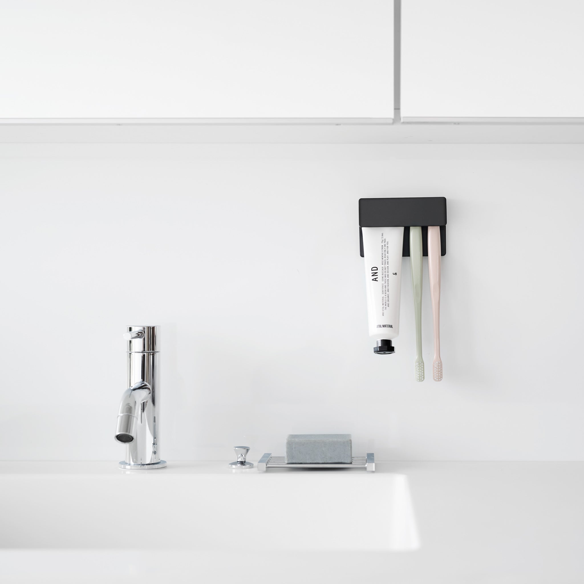 Film Hook Wide Toothbrush & Toothpaste Holder