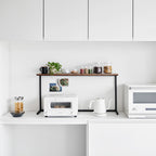 Wood-Top Kitchen Shelf