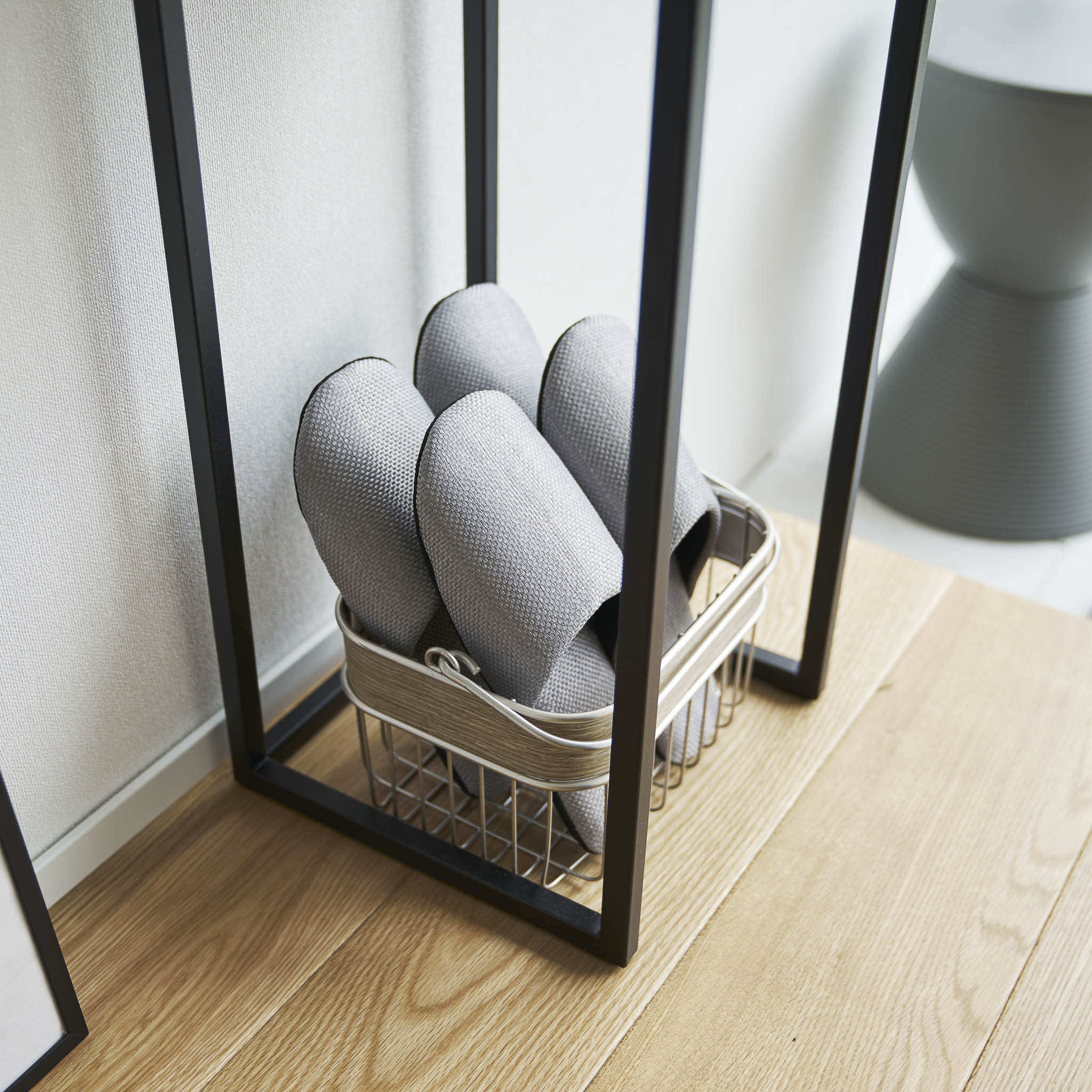 2-Tiered Wood-Top Shelf