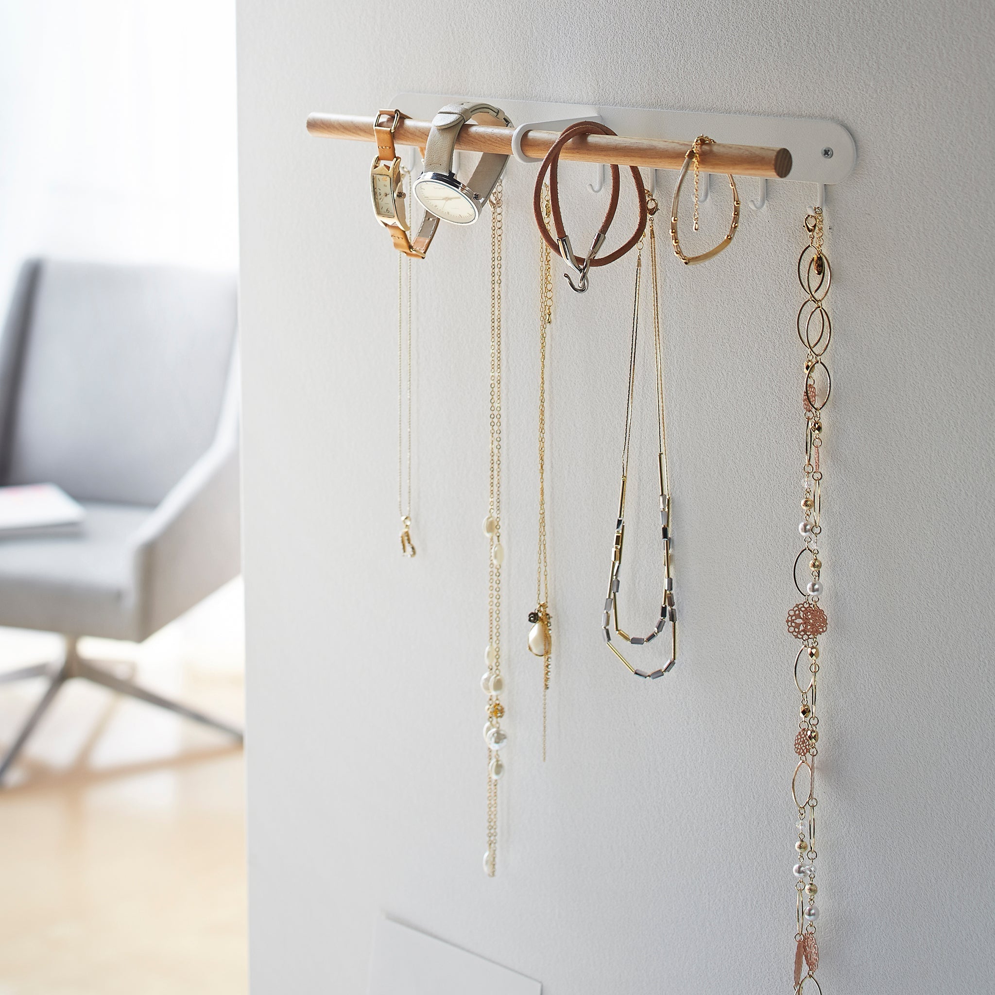 Wall-Mounted Accessory Rack