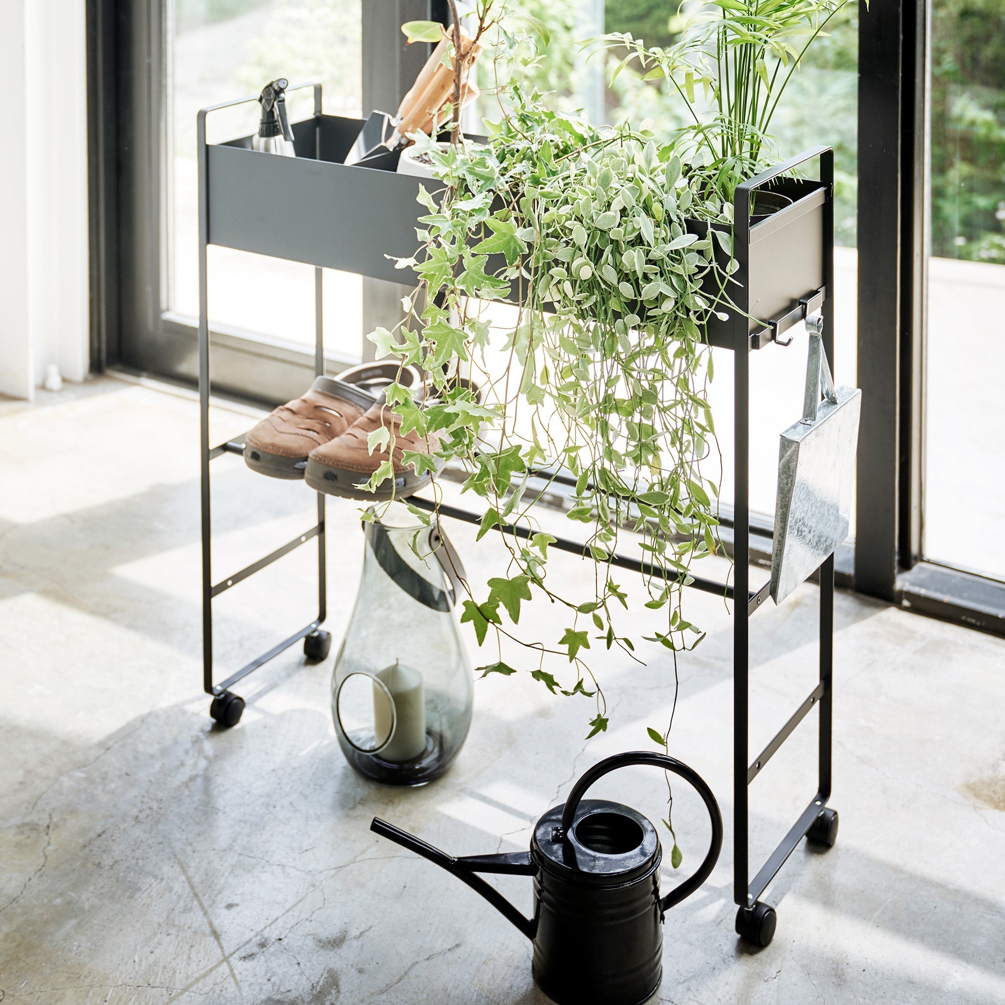 Storage Cart with Basket