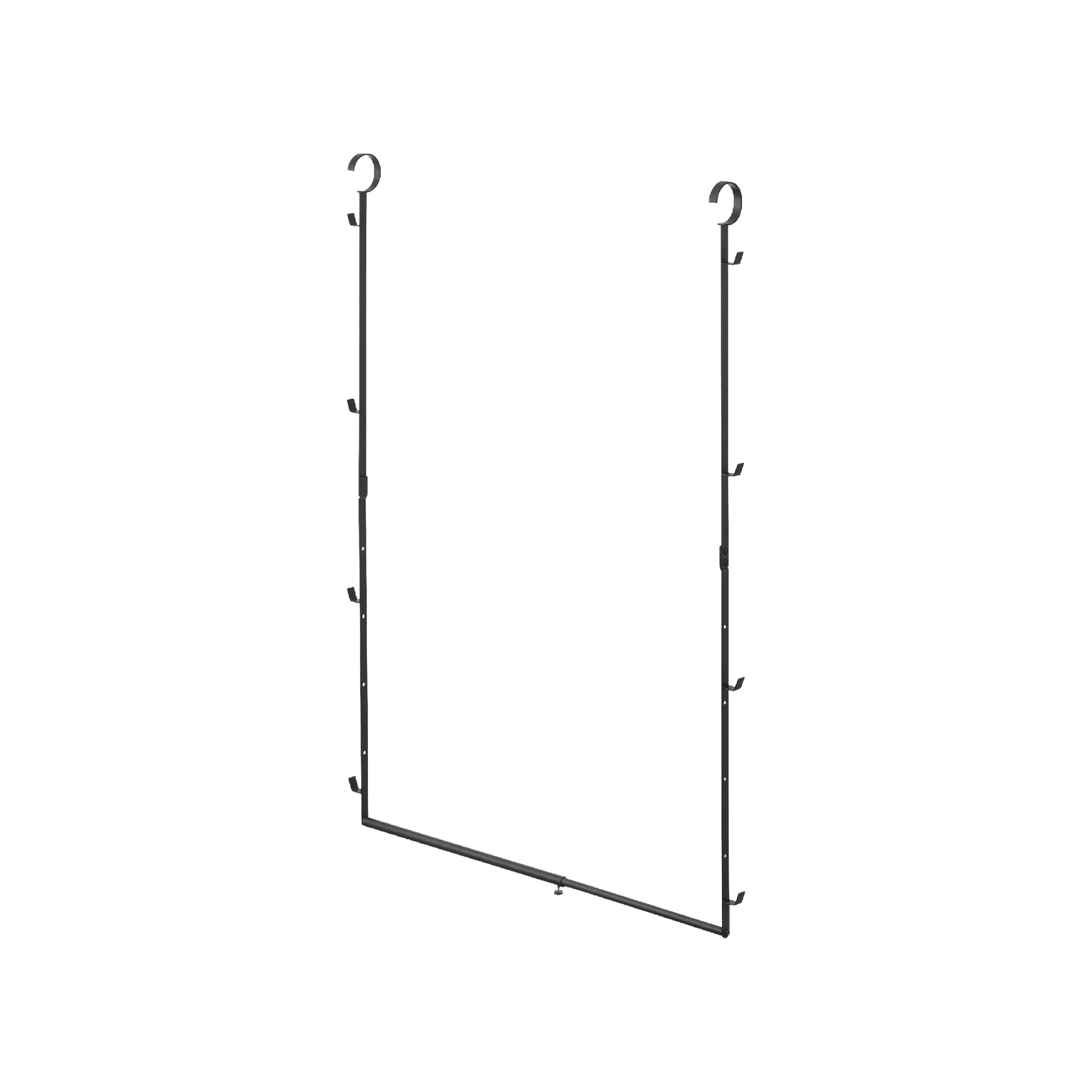 2-Tiered Extendable Closet Rack