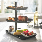 3-Tiered Serving Stand with Rotatable Trays