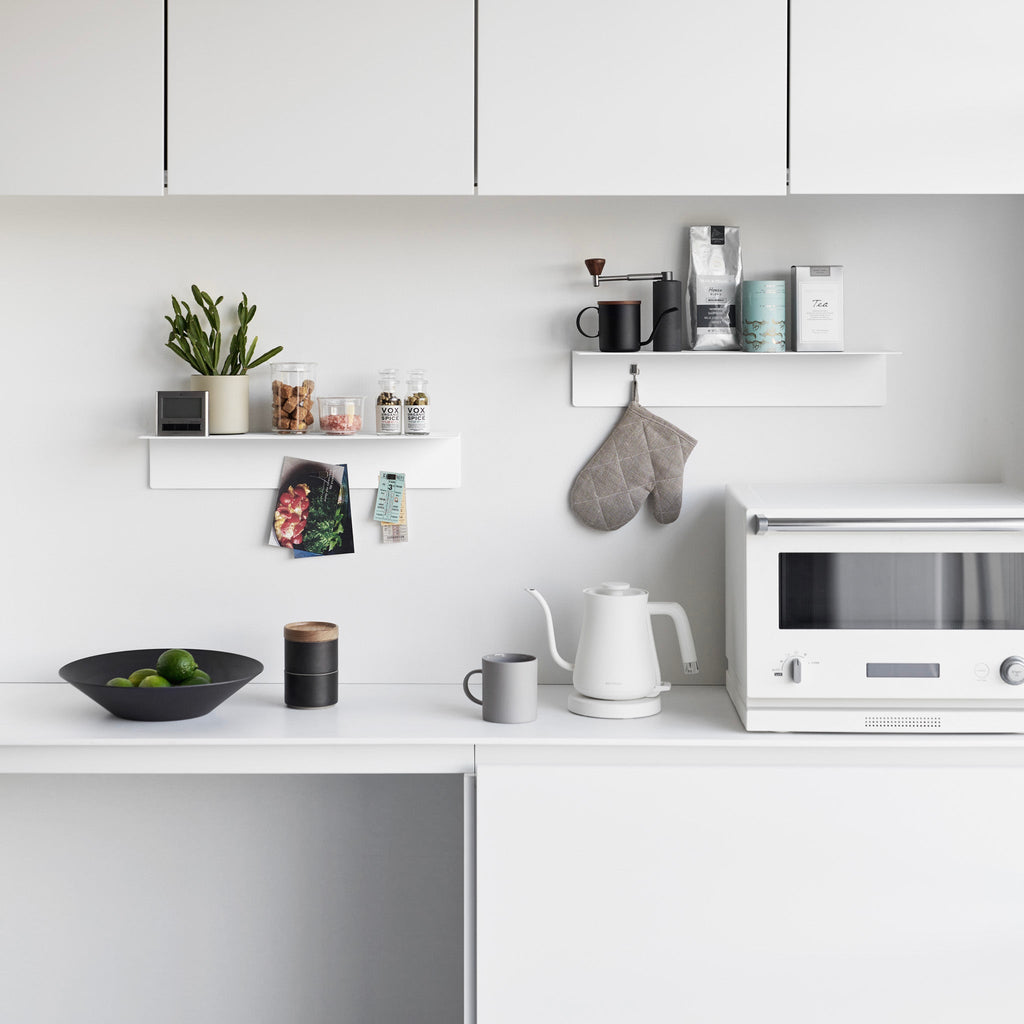 Wall-Mounted Shelf with Magnetic Panel (50 cm)