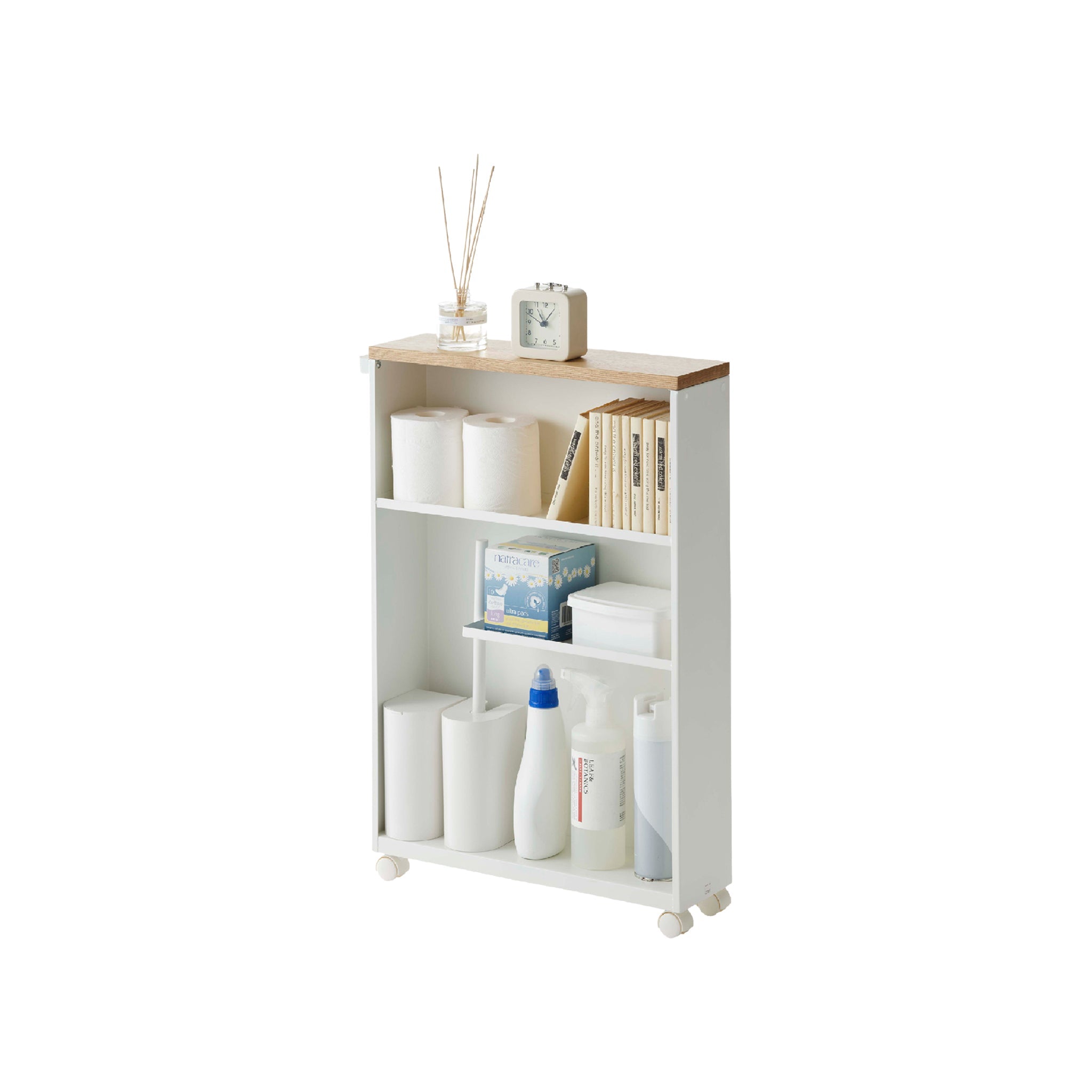 Semi-Closed Storage Cart