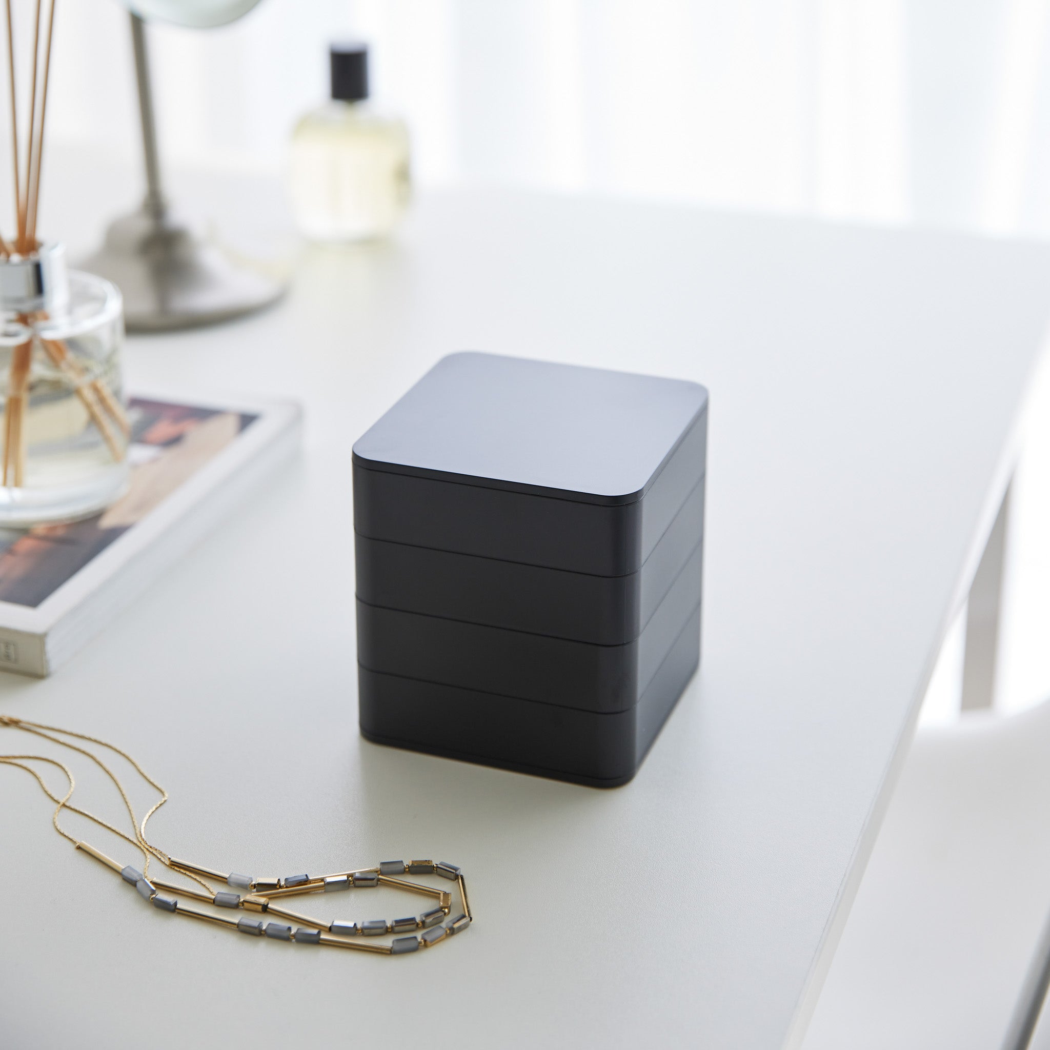 4-Tiered Accessory Box Square