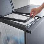 3-Compartment Trash Can with Casters